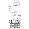 MTS 01.13270 Exhaust Pipe